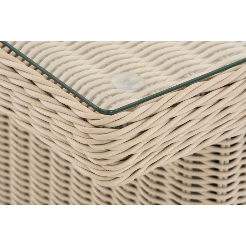 Mesa Fisolo/Minari/Bermeo 5mm blanco perla