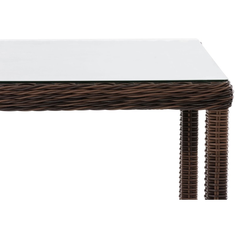 Mesa Alia marrón moteada de 5 mm