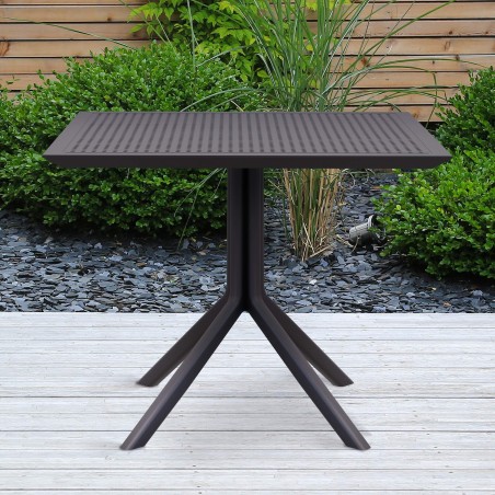 Mesa Sky de 80 cm negra