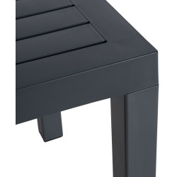 Mesa auxiliar Ocean, gris oscuro