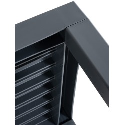 Mesa auxiliar Ocean, gris oscuro