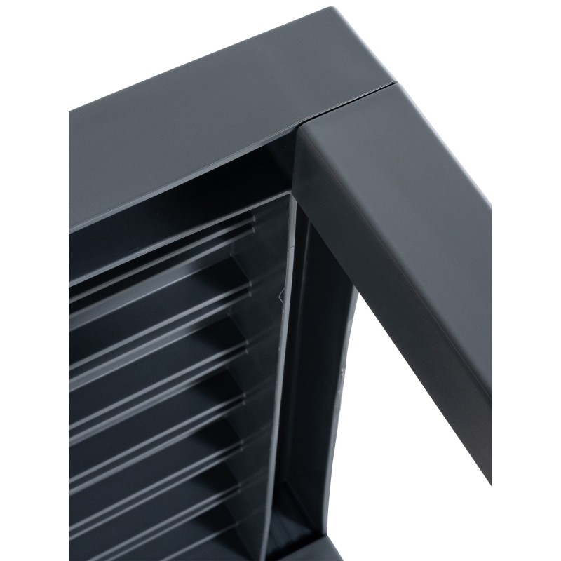 Mesa auxiliar Ocean, gris oscuro