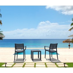 Mesa auxiliar Ocean, negra