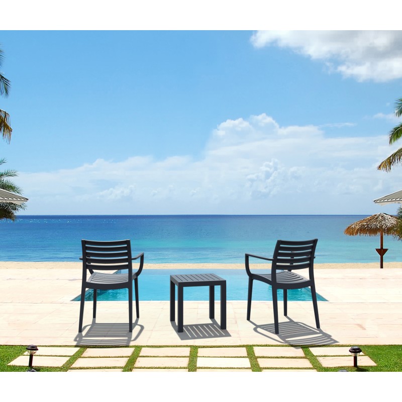 Mesa auxiliar Ocean, negra