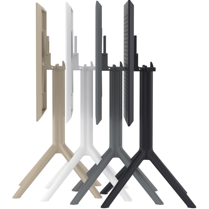 mesa plegable rectangular blanca cielo