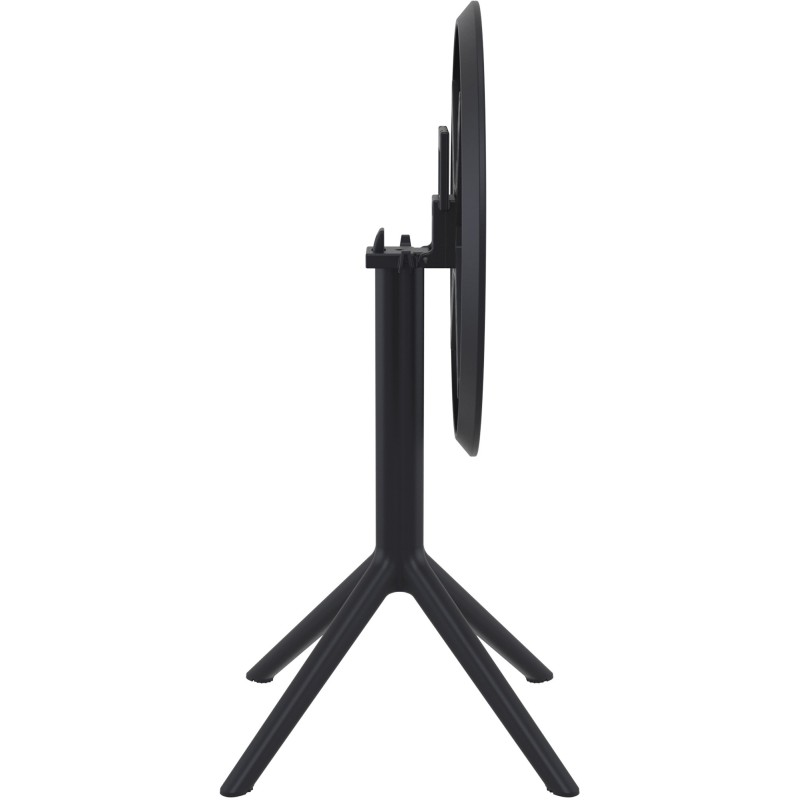 Mesa redonda plegable Sky, negra