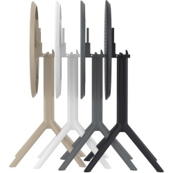 Mesa redonda plegable Sky, negra