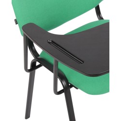 Sillón Ken con mesa plegable, tela verde