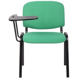 Sillón Ken con mesa plegable, tela verde