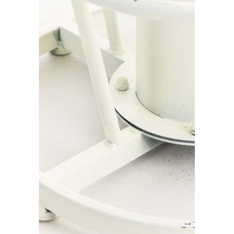 Mesa auxiliar blanca antigua Ruhr