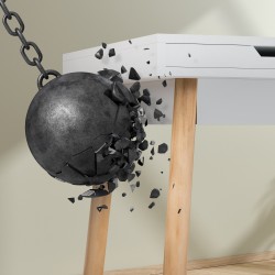 Escritorio Porto 110 cm V2 blanco