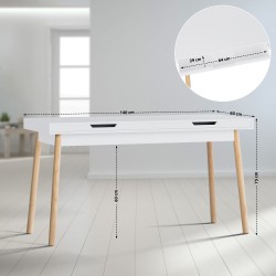 Escritorio Porto 140 cm V2 blanco