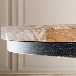 Mesa pedestal antigua de plata del Ruhr