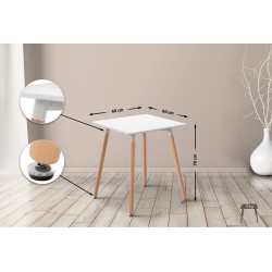 Mesa Viborg 60 Natura blanca