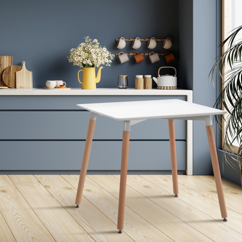 Mesa Viborg 80 Natura blanca