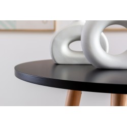 Mesa redonda Mijas, natural (redonda), negra Mesa redonda Mijas, natural (redonda), negra