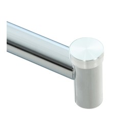 Mesa de cristal Safi, cristal transparente