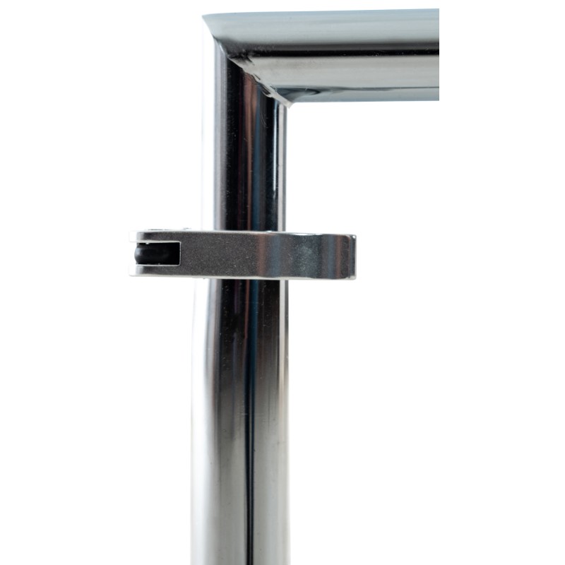 Mesa de cristal Safi, cristal transparente