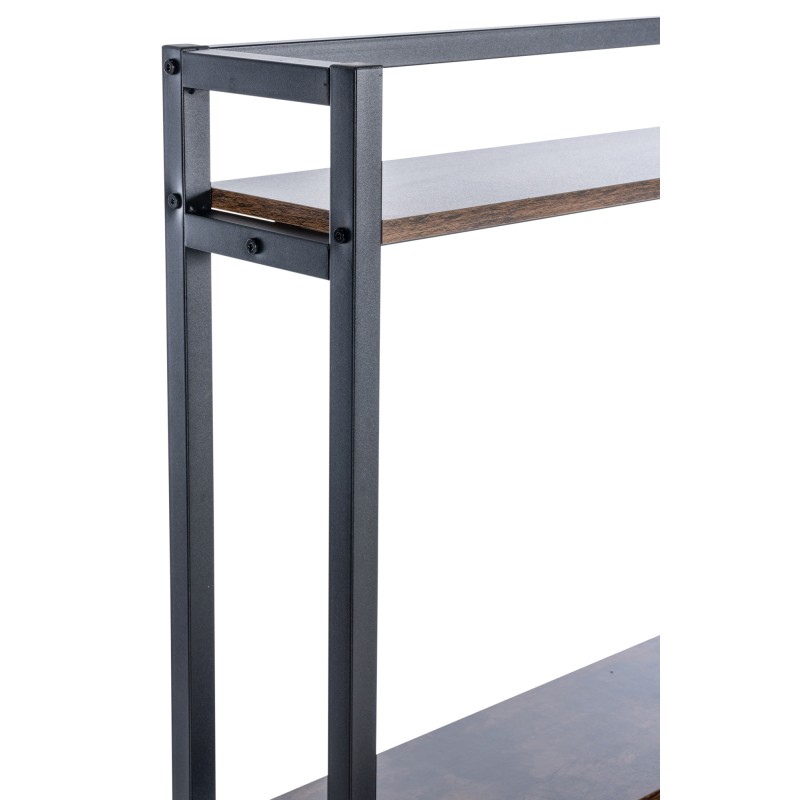 Escritorio Billings, negro/marrón