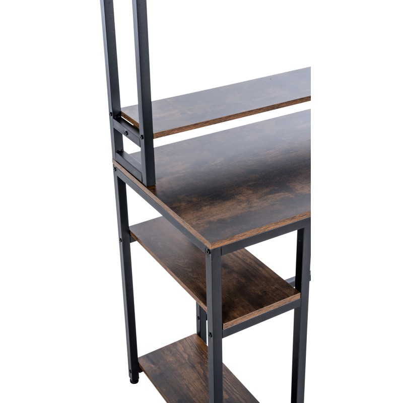 Escritorio Billings, negro/marrón