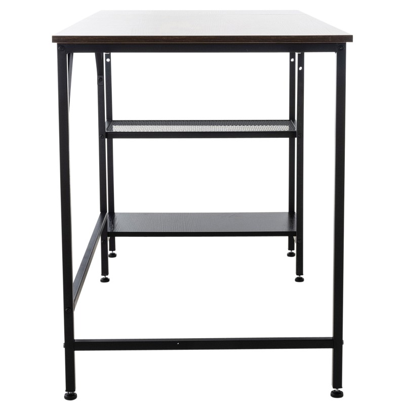 Escritorio Oviedo, negro/marrón