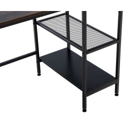 Escritorio Oviedo, negro/marrón