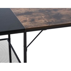 Escritorio Oviedo, negro/marrón