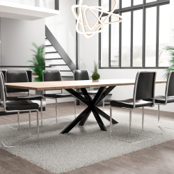 Patas de mesa negras Biloxi L