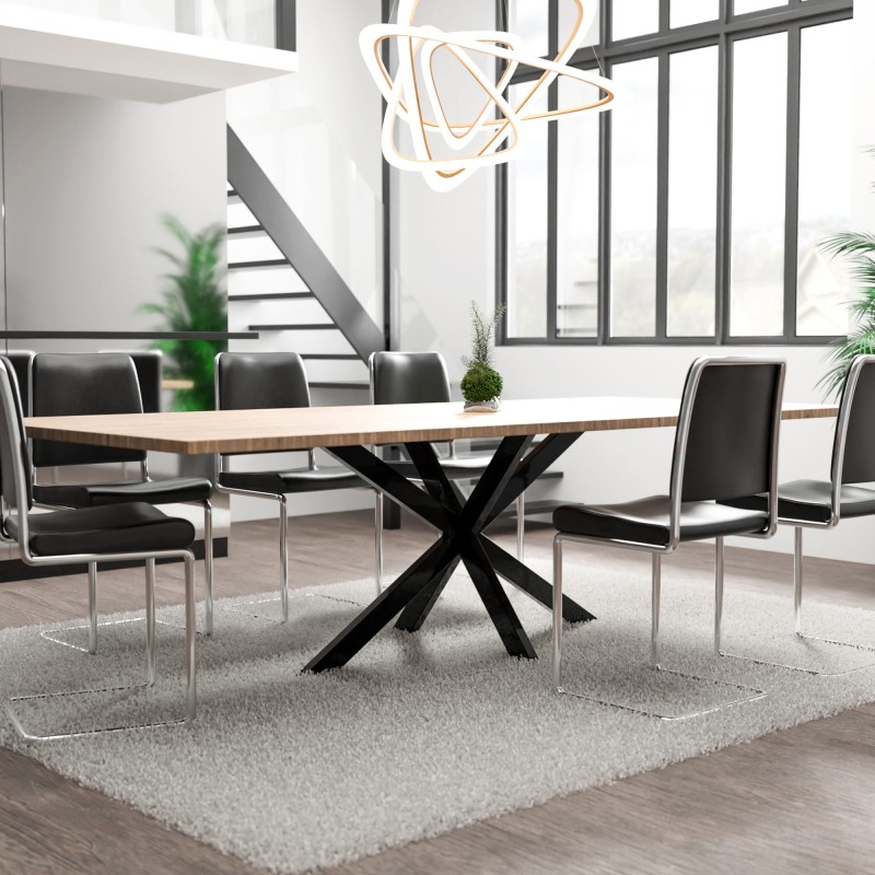 Patas de mesa negras Biloxi L