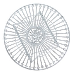 Mesa Tegal blanca antigua