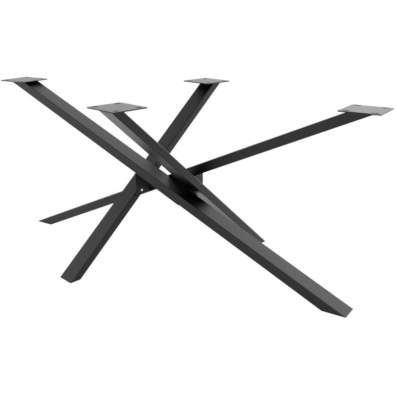 Patas de mesa Jimmy 180x80x72 negras