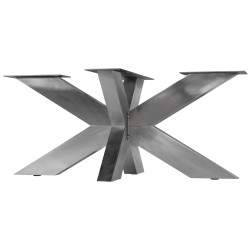 Patas de mesa Duncan, 98 x 58 x 43 cm, acero inoxidable