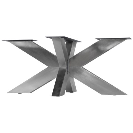 Patas de mesa Duncan, 98 x 58 x 43 cm, acero inoxidable