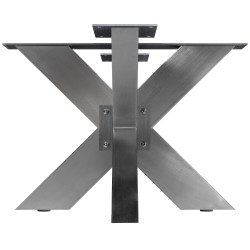 Patas de mesa Duncan, 98 x 58 x 43 cm, acero inoxidable Patas de mesa Duncan, 98 x 58 x 43 cm, acero inoxidable
