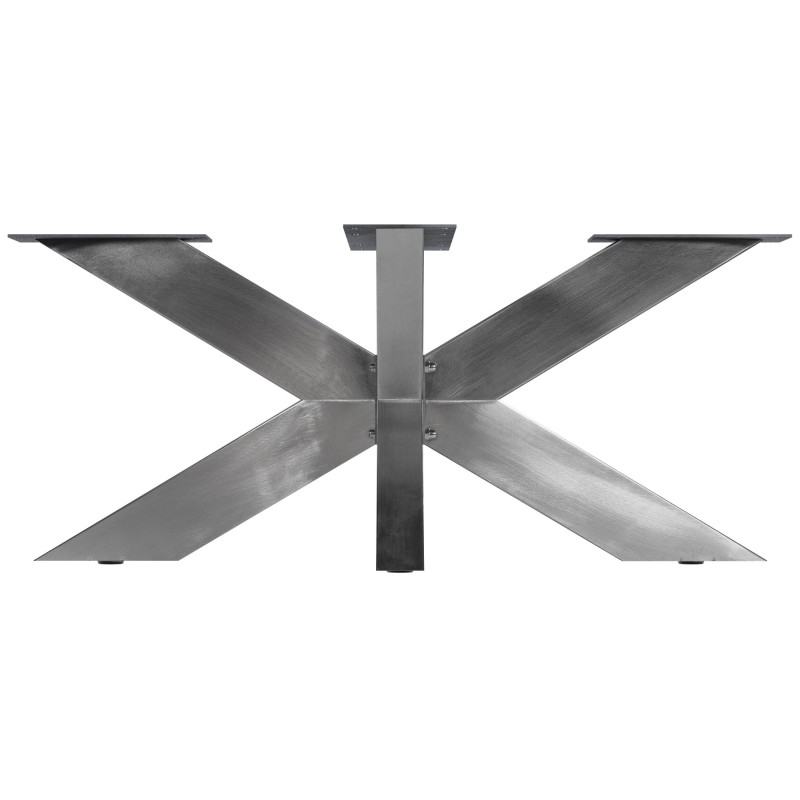 Patas de mesa Duncan, 98 x 58 x 43 cm, acero inoxidable