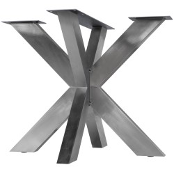 Patas de mesa Duncan, 85 x 85 x 71 cm, acero inoxidable Patas de mesa Duncan, 85 x 85 x 71 cm, acero inoxidable