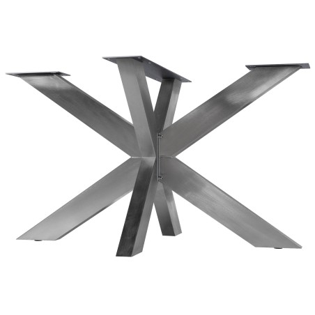 Patas de mesa Duncan, 120 x 68 x 71 cm, acero inoxidable