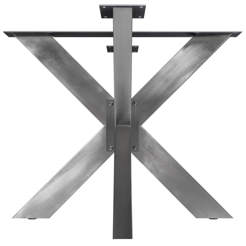 Patas de mesa Duncan, 120 x 68 x 71 cm, acero inoxidable