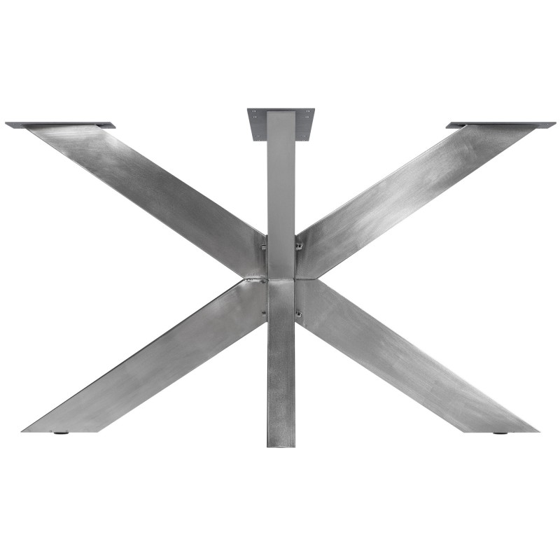 Patas de mesa Duncan, 120 x 68 x 71 cm, acero inoxidable