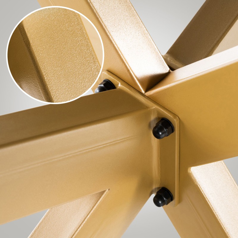 Patas de mesa doradas Biloxi S