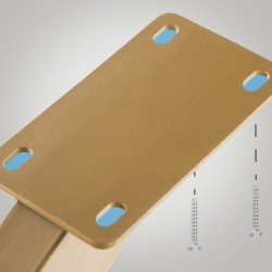 Patas de mesa doradas Biloxi S