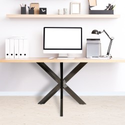 Patas de mesa negras industriales Biloxi S