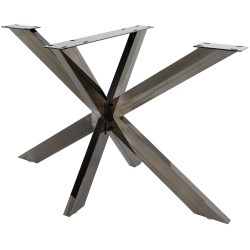 Patas de mesa industriales negras Biloxi M