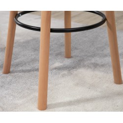 Mesa redonda Livia, natural/blanco Mesa redonda Livia, natural/blanco