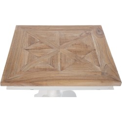 Mesa de bistró Grasby natural/blanca