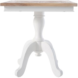 Mesa de bistró Grasby natural/blanca