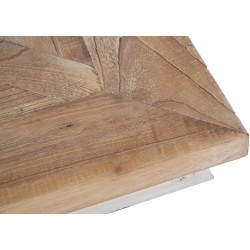 Mesa de bistró Grasby natural/blanca