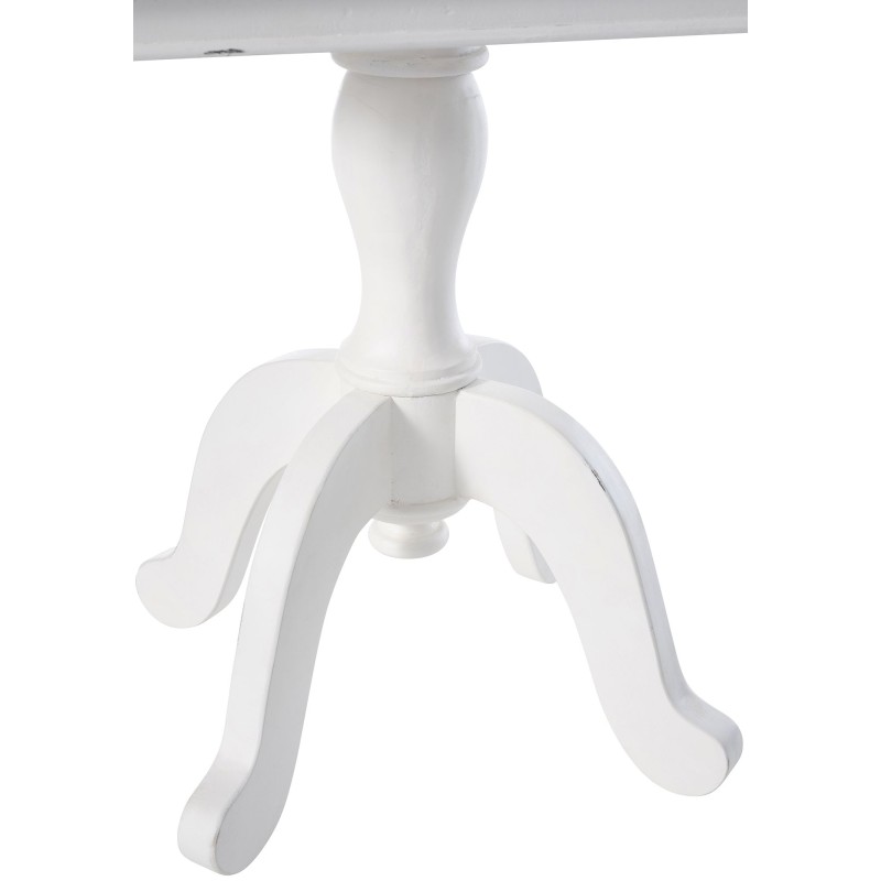 Mesa de bistró Grasby natural/blanca