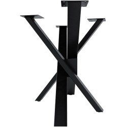 Patas de mesa Jimmy 120x60x72 negro industrial