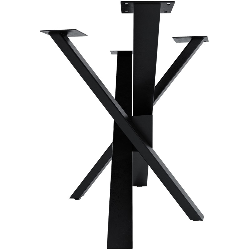 Patas de mesa Jimmy 120x60x72 negro industrial